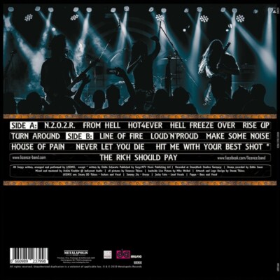 LICENSE - N.2.O.2.R.(NEVER TO OLD TO ROCK) (VINYL)   VINYL LP NEU