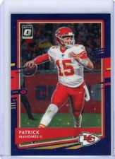 2020 Panini Donruss Optic FOTL Purple Stars #1 PATRICK MAHOMES 22/25 Chiefs