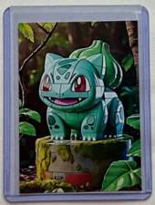 Bulbasaur Limited Edition Artist Signed “The Minifigure” Trading Card 5/10