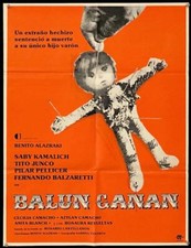 F098     BALUN CANAN, original Mexican movie poster, Tito Junco, 1977