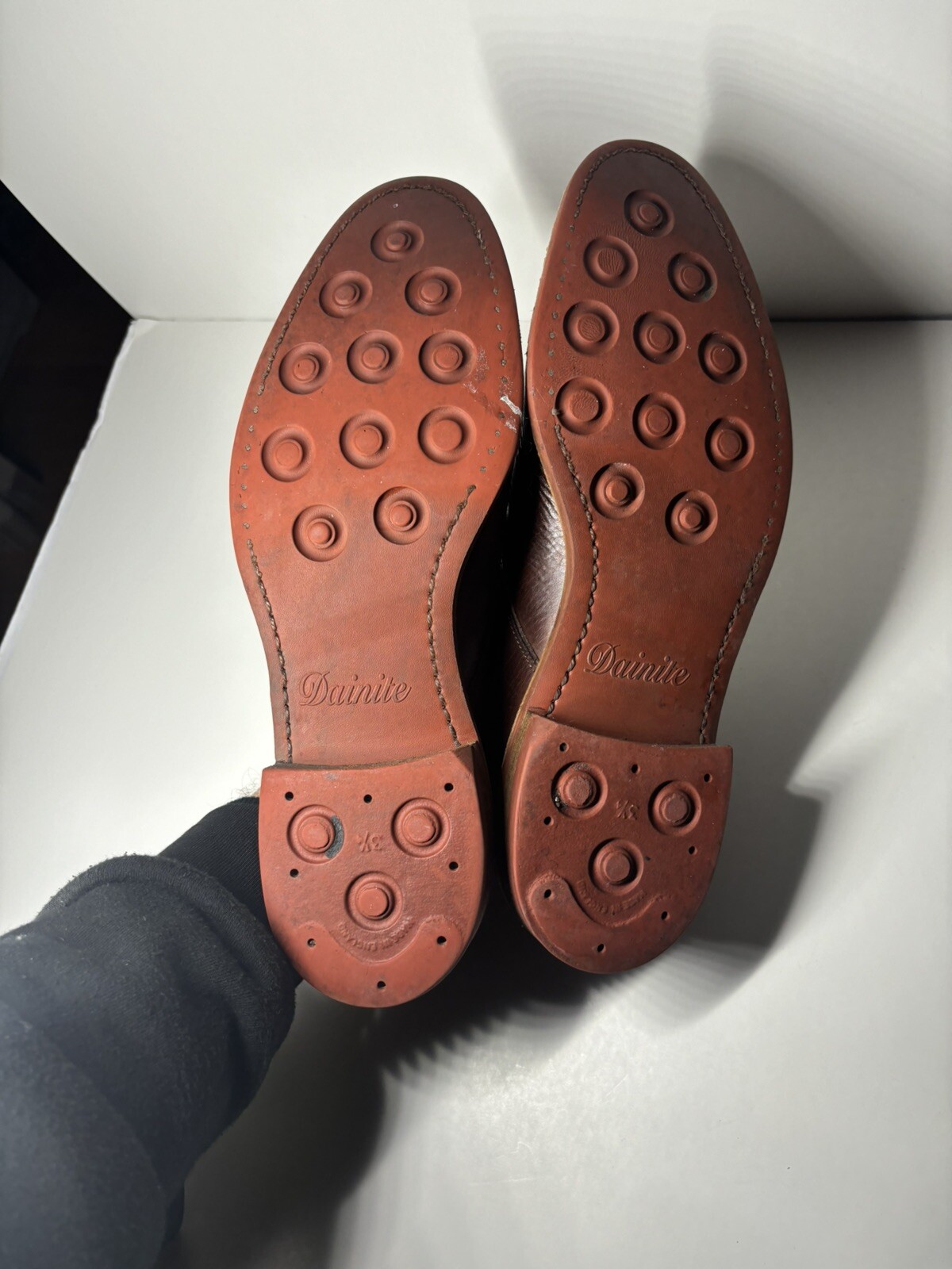 SAOLA Scarpe eleganti derby Allen Edmonds Oak Street da uomo 9 C marrone made in USA