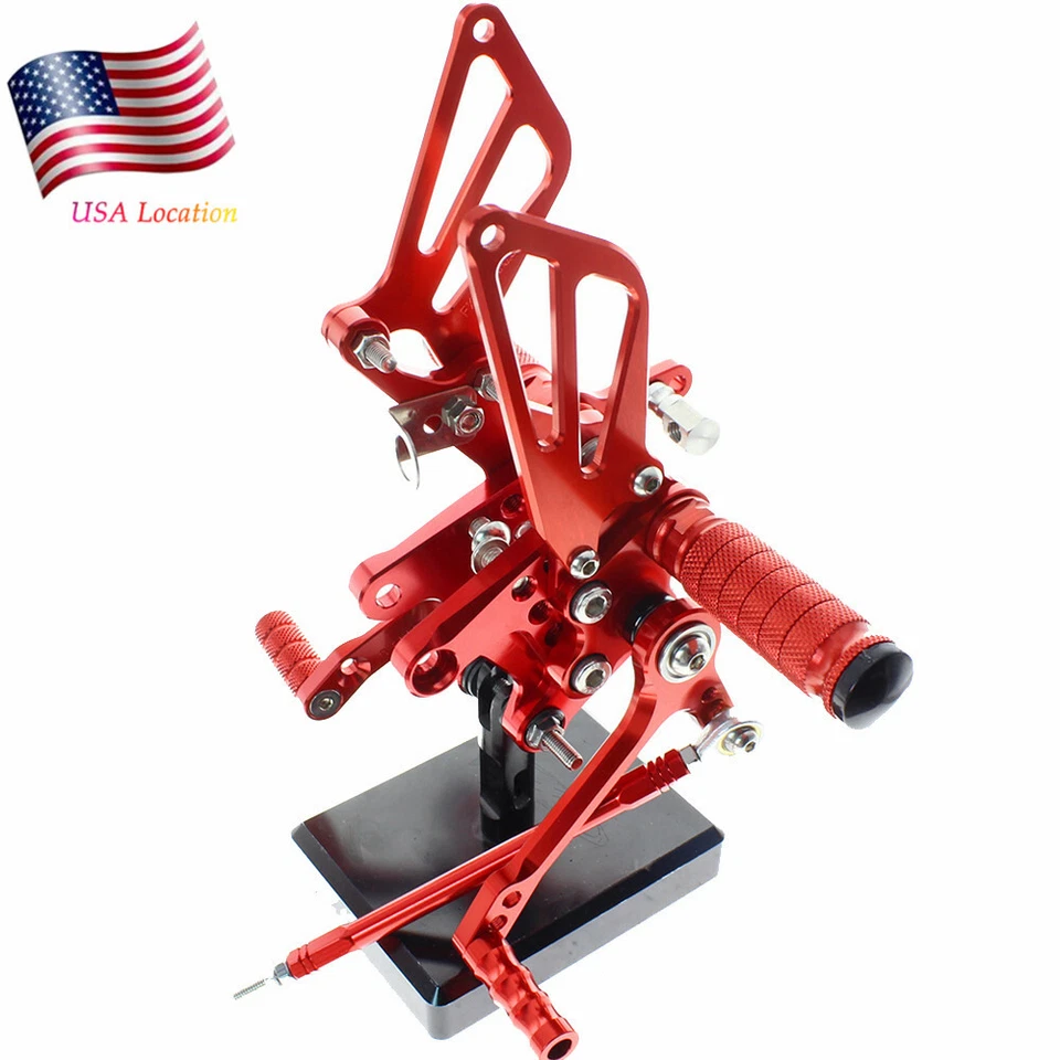 Para GSXR750/600 1996-2005 GSXR1000 reposapiés estriberas freno GP cambio CNC Foto 2 de 4