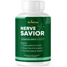 Nerve Savior- Nootropic Supplement  Brain Health  Nerve Support- 1 Bottle