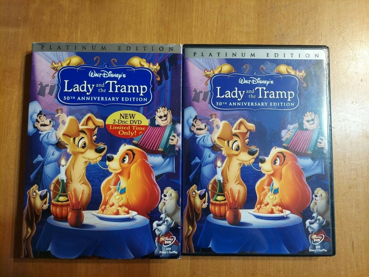 Disney Lady and the Tramp 50th Anniversary Platinum Edition