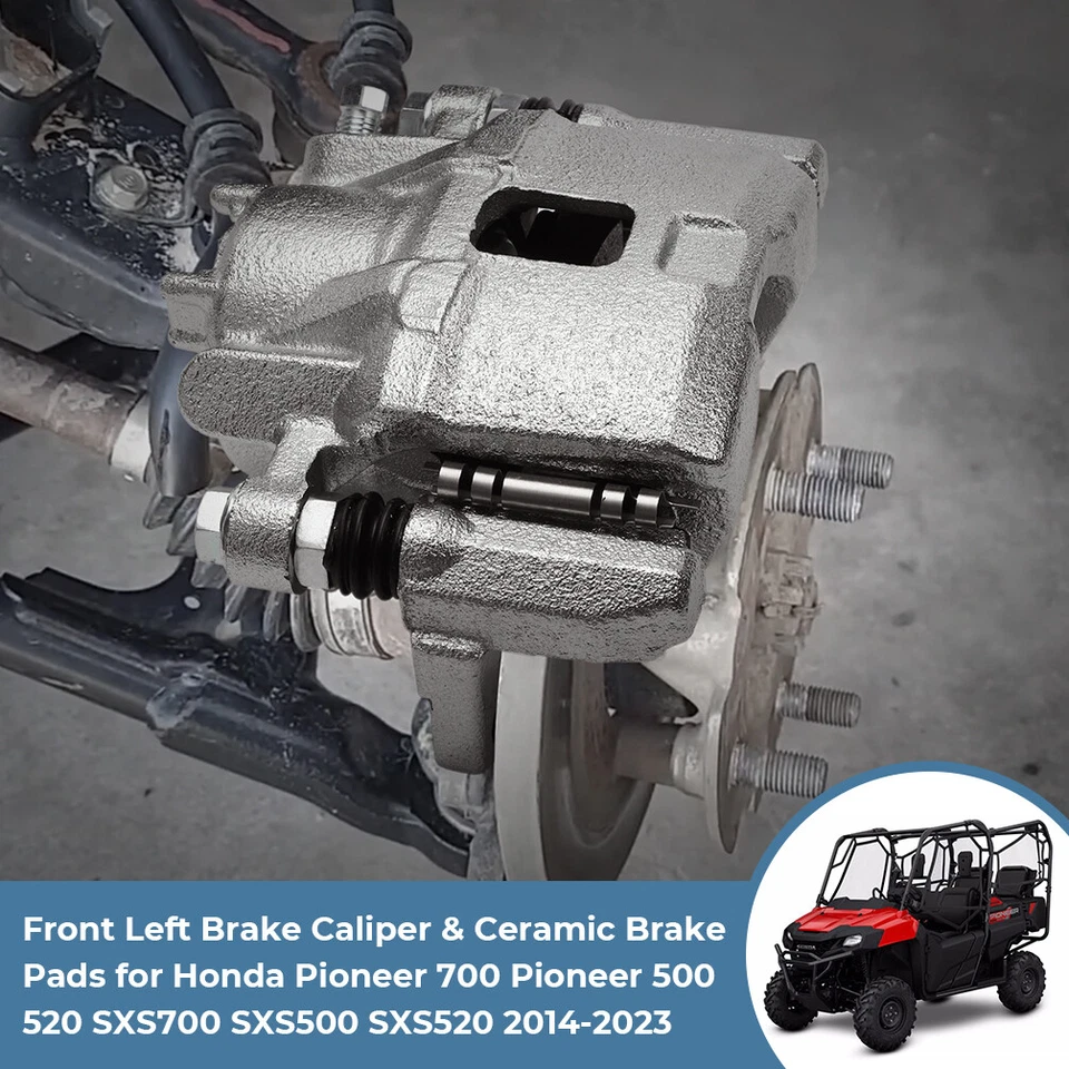 Pinza de freno delantera izquierda Honda Pioneer 700 Pioneer 500 SXS700 SXS500 2014-23 Foto 4 de 4