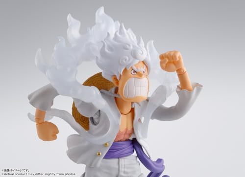 S.H. Figuarts Monkey D. Luffy Gear 5 One Piece Action Figure BANDAI Fast Ship - Picture 7 of 7