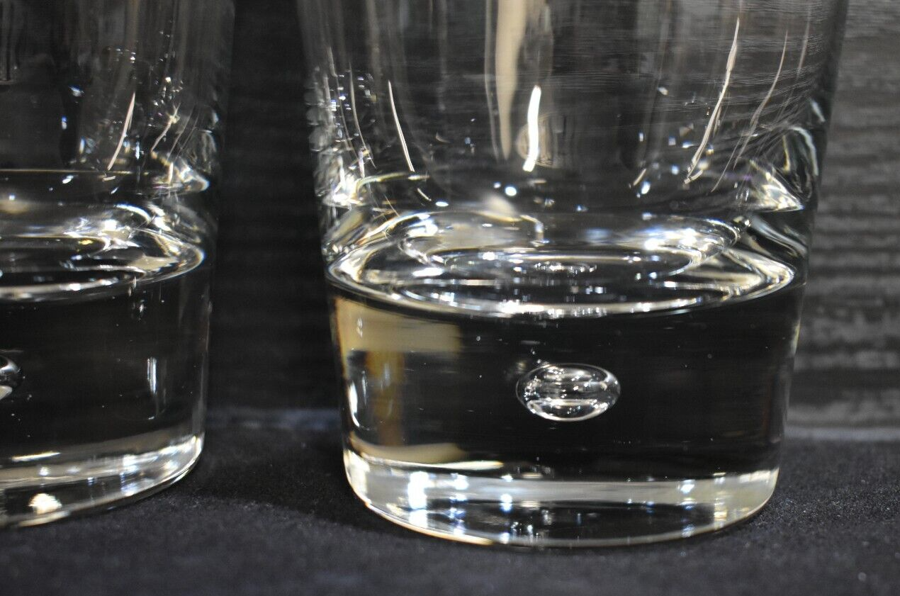 Set of 2 - Baileys Irish Cream Logo - Bubble Base Rocks Lowball Glasses ...
