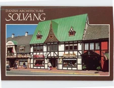 Postcard Danish Architecture Solvang California USA