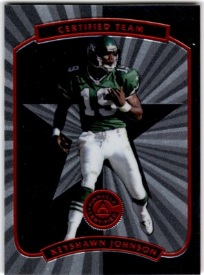 1997 Pinnacle Certified #19 Keyshawn Johnson Certified Team
