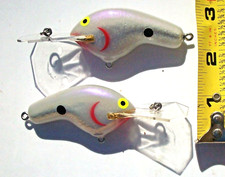 1ct LAV GRAY GHOST 4" Coffin Bill CRANKBAIT Balsa Wood Baits Bass Fishing Lures