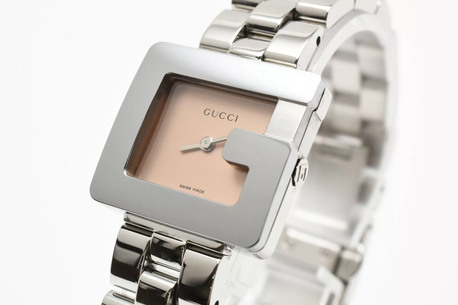 [NEUF dans sa boîte] Montre femme GUCCI 3600L G cadran rose argent quartz Japon