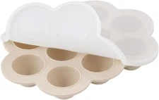 PandaEar Baby Food Storage Container, 10 Portions- BPA Free Silicone Carneous 