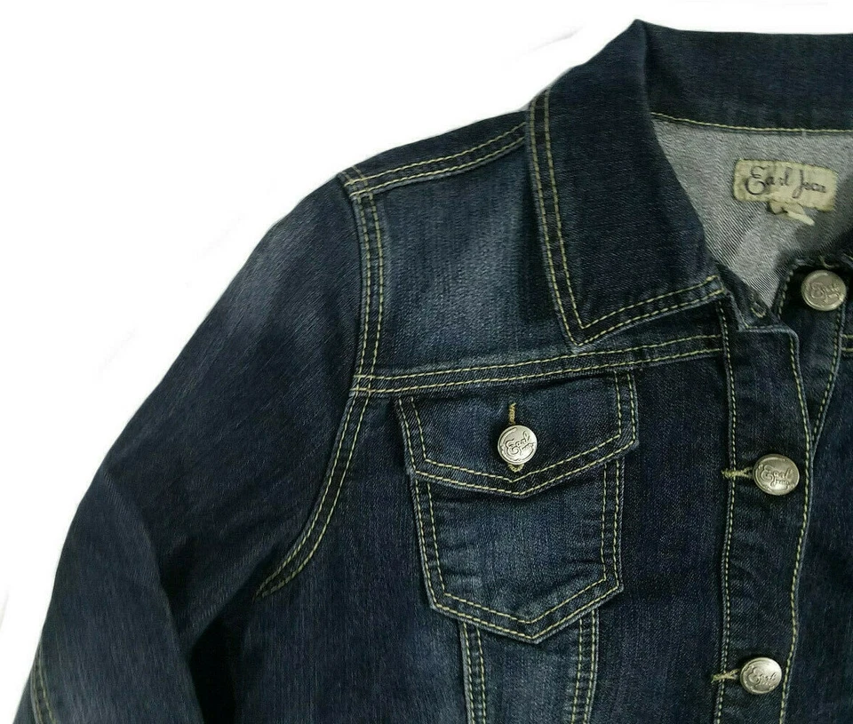 Chaqueta vaquera Earl Jean para mujer azul talla L  Foto 3 de 4