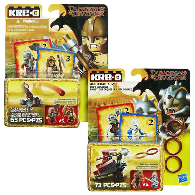 KRE-O DUNGEONS AND DRAGONS SAMMLUNG 1 BATTLEFIELD WAFFEN FULL SET 