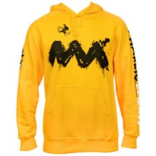 Peanuts Charlie Brown Character Styled Sweatshirt Gold