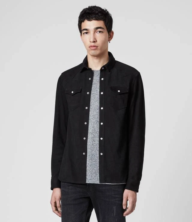 All saints shirt clearance jacket