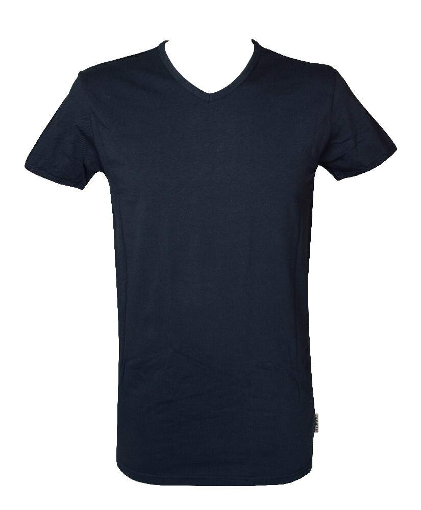 Футболка BIKKEMBERGS Herren с надписью Kurzarm V-Ausschnitt эластичная-Baumwolle Artike 8590₽