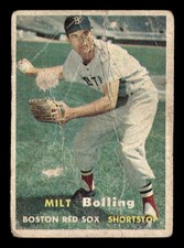 Milt Bolling 1957 Topps #131 Boston Red Sox GD