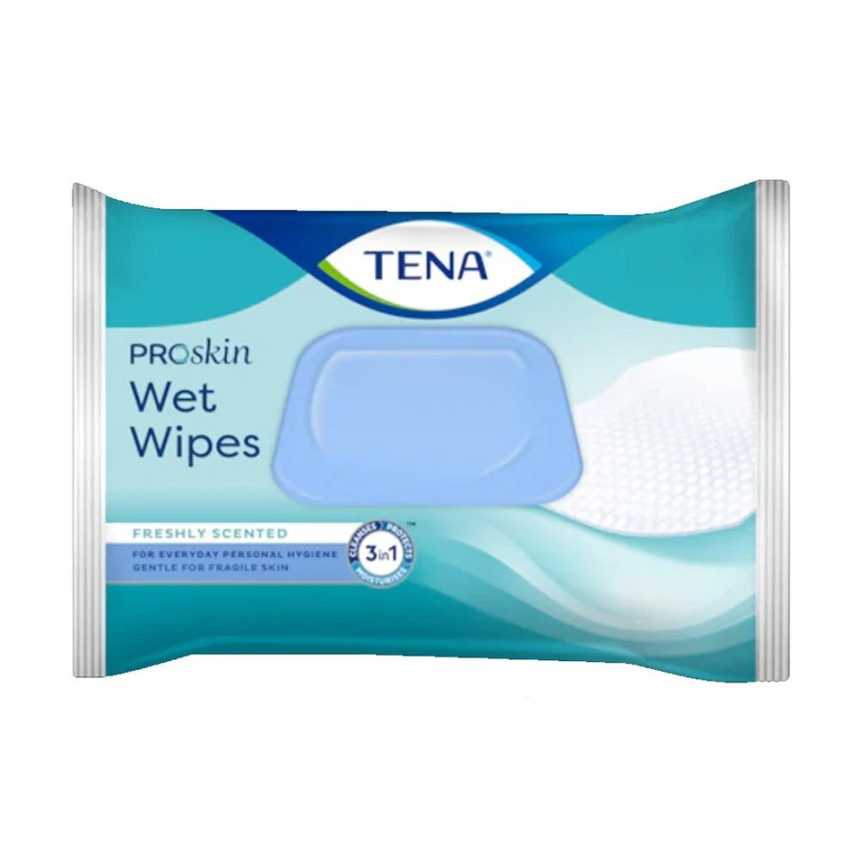 Tena ProSkin - Wet Wipes Salviettine Umidificate Detergenti, 48 salviette