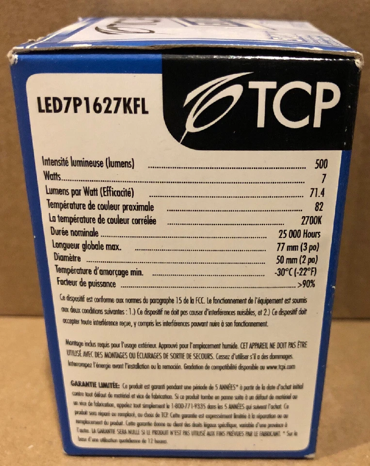 TCP Dimmable 7W 2700K 40° PAR16 LED Bulb - Image 2 of 2