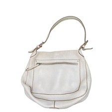 Roots Canada White Leather Tote Bag