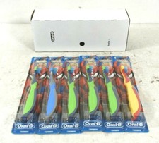 Oral-B 6 Pack Spider-Man Extra Soft Kids Manual Toothbrushes Ages 3