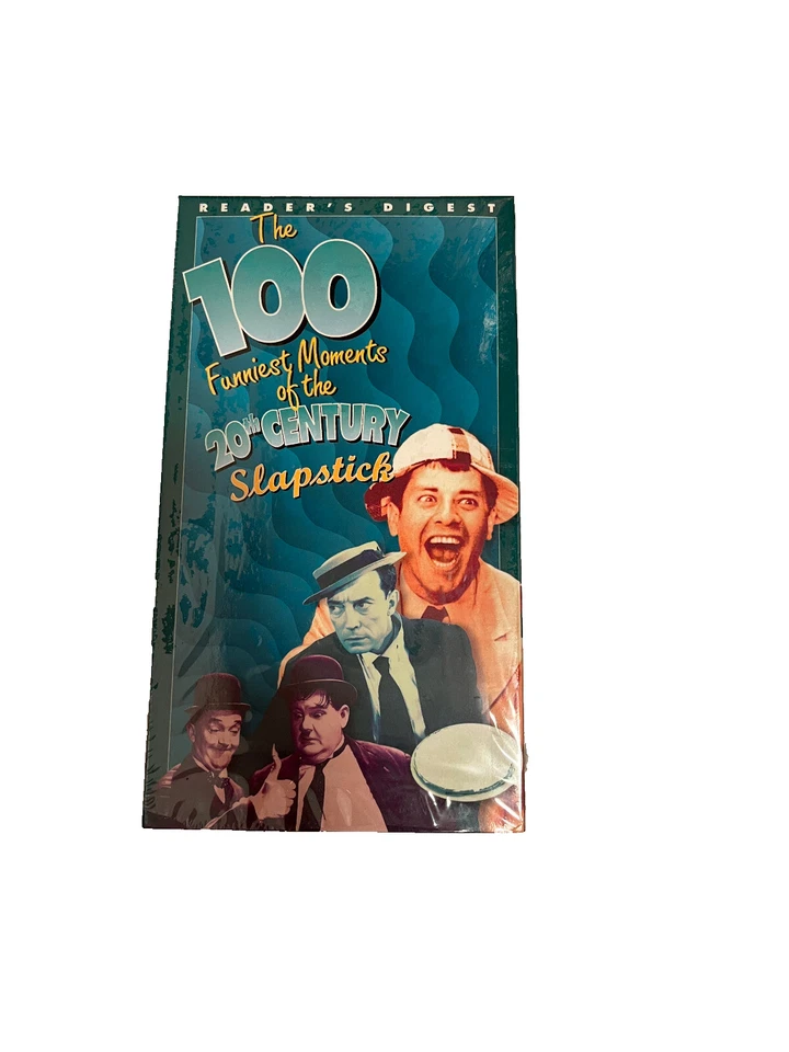 The 100 Funniest Moments Of The 20 Th Century, SEALED New 3 Movies On VHS Foto 3 de 4