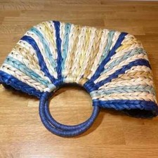 Summer Beach Rattan Woven Braid Women Handbag Bag tote Bag Unisex