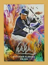 2021 Panini Origins Estevan Florial Signatures Silver Ink #27 New York Yankees