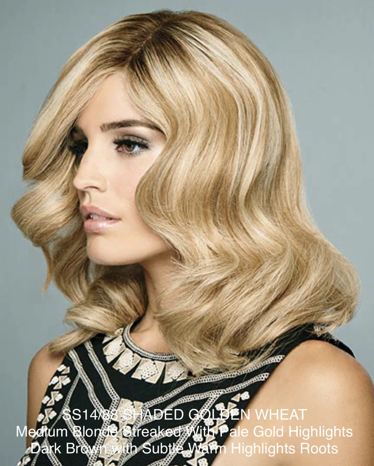 THE GOOD LIFE 假发 Raquel Welch CHARDONNAY SS26 FrenchDrawnMonoTopLaceFt Reg2850 美元 — 第 2/4 张图片