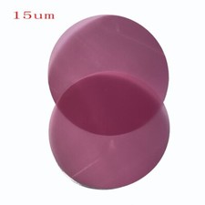 20pcs 15um 127mm Abrasive Discs Paper Lapping Optica Fiber Cable Polishing Film