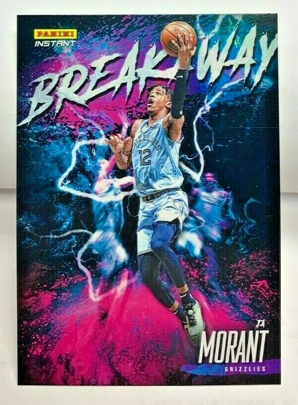 Ja Morant 2020-21 Panini Instant NBA Breakaway #B13 - MEMPHIS GRIZZLIES SP /5357