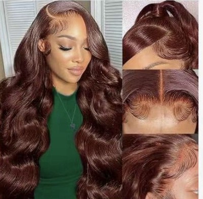 Human Hair Wig 28 Inch 13x6 Lace Front Straight Pre-Plucked