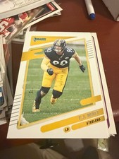 2021 Donruss T.J. Watt Pittsburgh Steelers Football Card #22