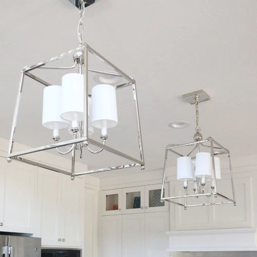 Crystorama Lighting Group 2245 Sylvan 4 Light 16"W Pendant - Nickel - Picture 7 of 12