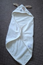 Cream Towelling Baby Towel. Excellent Condition