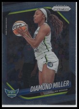 2025 Panini Prizm WNBA Diamond Miller #27 Dallas Wings
