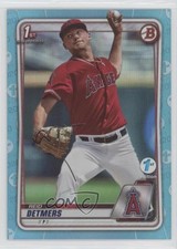 2020 Bowman Draft 1st Edition Sky Blue Foil Reid Detmers #BD-41 5q7