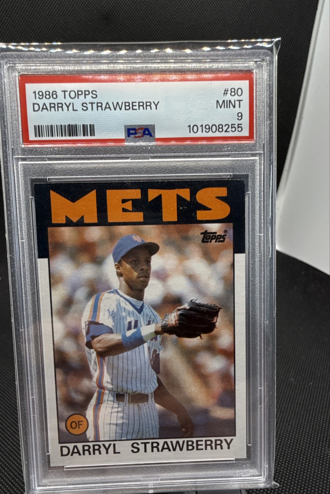 1986 Topps - Darryl Strawberry #80 PSA 9