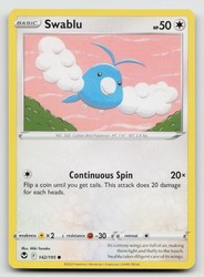 Swablu 142/195 Silver Tempest Common