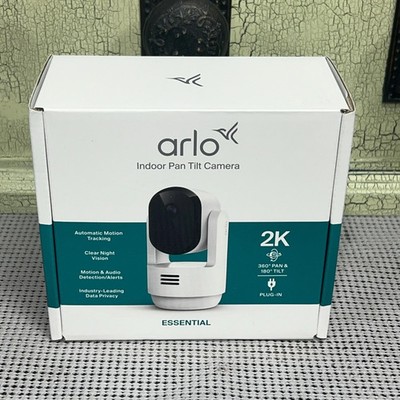 NIP Arlo Indoor 360 Pan 180 Tilt Camera 2K Motion Night Plug-in Security Camera