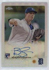 2015 Topps Chrome Rookie Auto Refractor 183/499 Buck Farmer #AR-BFR Auto 12jy