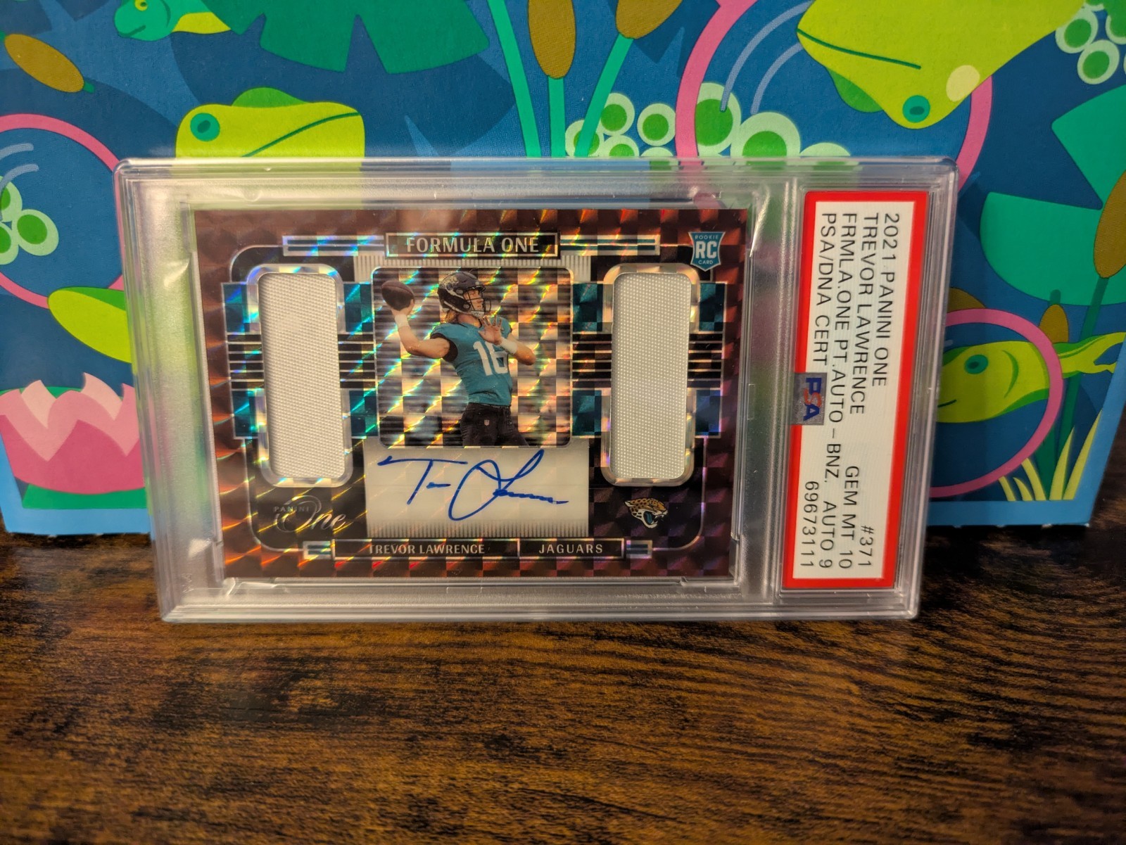 Trevor Lawrence Panini One #371 Autograph-Bronze