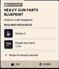 ✅ ARC RAIDERS ✅ HEAVY GUN PARTS BLUEPRINT - USA SELLER