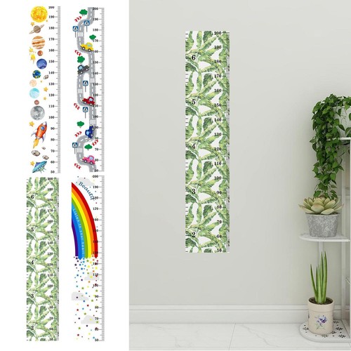 Measuring Ruler Sticker Kids Height Chart Wall Sticker Measuring Ruler Decal Home Room ...