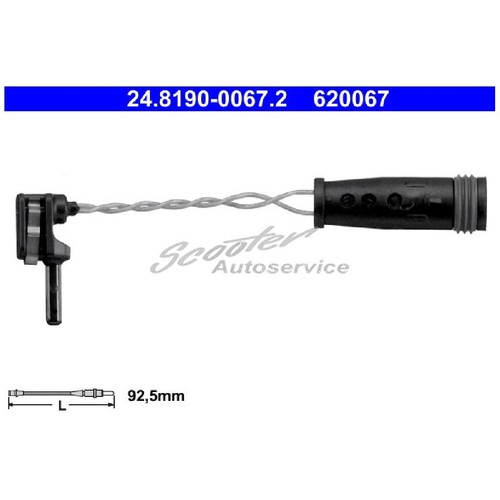 1x ATE Warnkontakt Hinten U.a. Für Mercedes EQS X296 V297 G-Klasse W463 | 52624