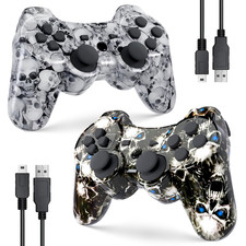 Controller for PS-3 Wireless, Gaming Remote Joystick for Play 3 with Charger
