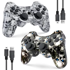 Controller for PS-3 Wireless, Gaming Remote Joystick for Play 3 with Charger