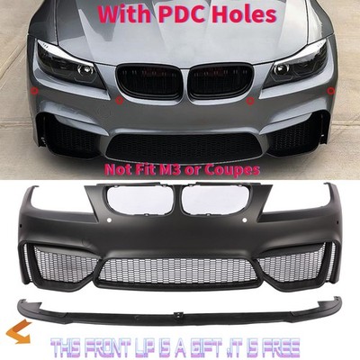 Front Bumper Cover Fit For BMW 3Series E90 E91 F80 2009-2011  Fit M4 Style