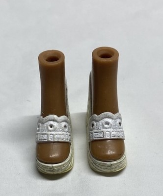 Bratz Yasmin Spring Break weiße Keilabsatz Schuhe Original MGA Puppe ''